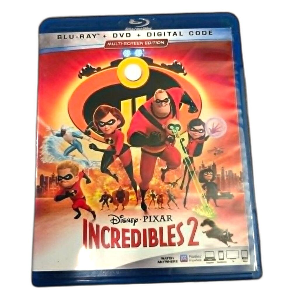 Incredibles 2 Blu-ray + DVD Disney Pixar (No Digital Code)